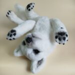 "Щенок самоеда" Реалистичная интерьерная игрушка — изображение 9