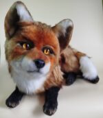 "Лиса рыжая" Реалистичная интерьерная игрушка — изображение 4