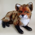 "Лиса рыжая" Реалистичная интерьерная игрушка — изображение 7