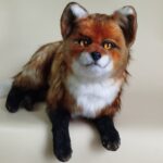 "Лиса рыжая" Реалистичная интерьерная игрушка — изображение 8