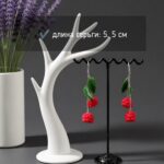 Серьги с малиной — изображение 5