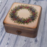 Шкатулка деревянная ручная работа для украшений