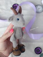 Козлик вязаная игрушка ручной работы — изображение 4
