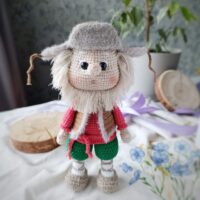 Дедушка вязаная игрушка ручной работы