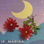 Асимметричные серьги Ромашки — изображение 4